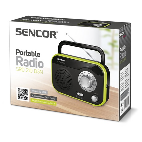 Radiopřijímač Sencor SRD 210 BGN - Sencor SRD 210 BGN (foto 1)