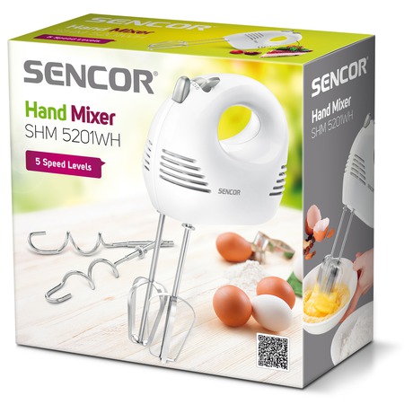 Ruční šlehač Sencor SHM 5201WH - Sencor SHM 5201WH (foto 3)