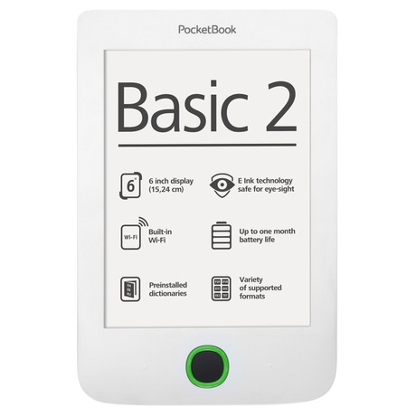 Čtečka e-knih Pocket Book 614 Basic 2 - bílá