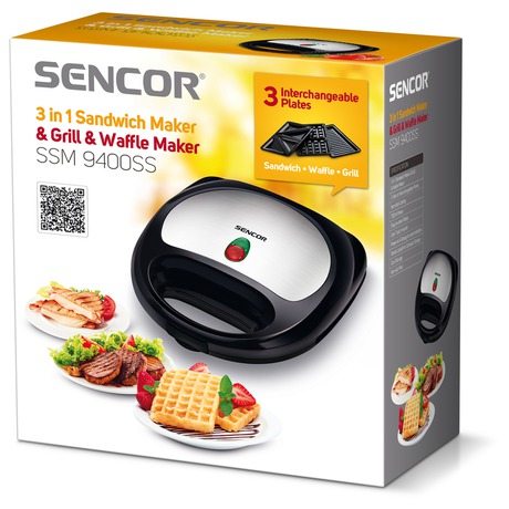 Sendvičovač Sencor SSM 9400SS - Sencor SSM 9400SS (foto 3)