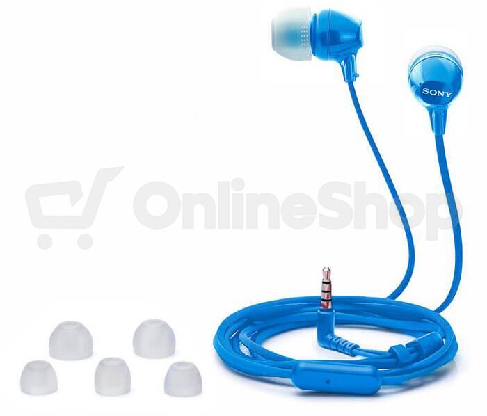 Sluchátka Sony MDREX15APLI.CE7 - modrá