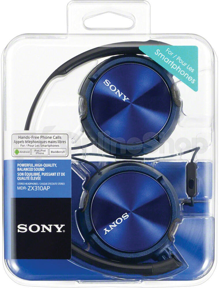 Sluchátka Sony MDRZX310APL.CE7 - modrá