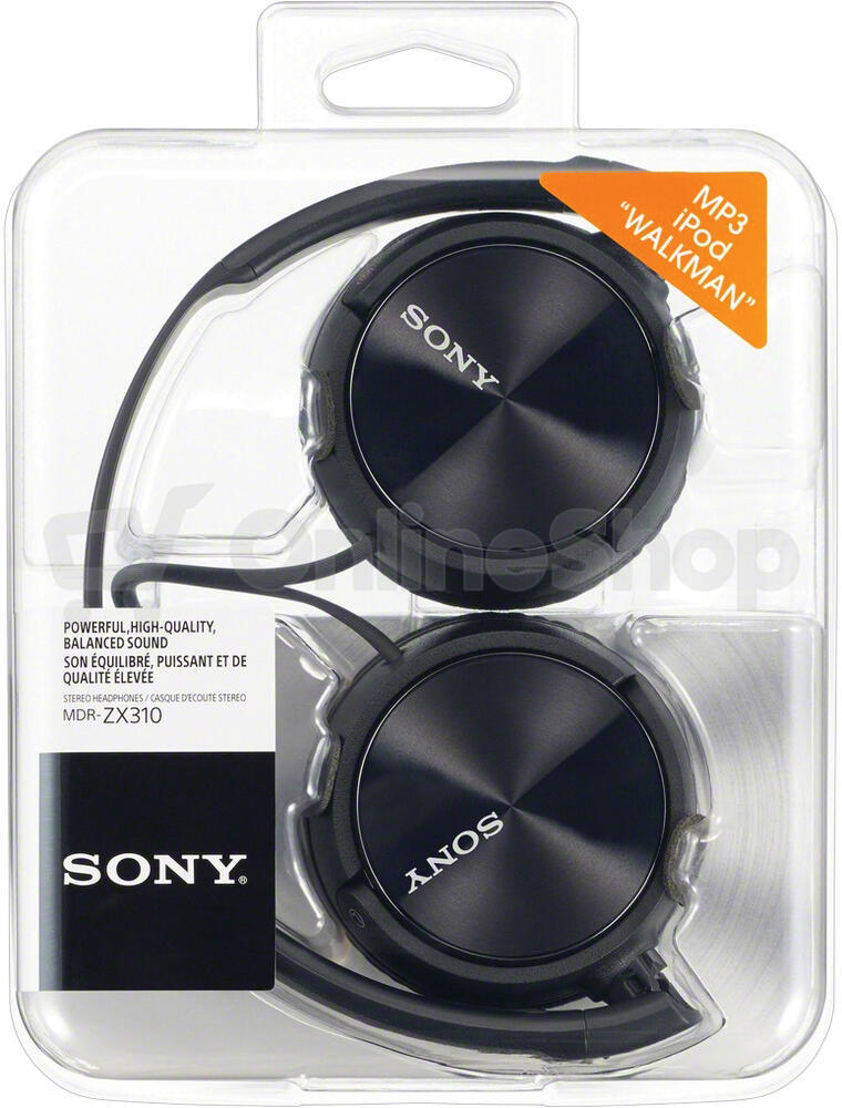 Sluchátka Sony MDRZX310B.AE - černá
