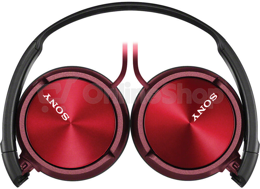 Sluchátka Sony MDRZX310R.AE - červená