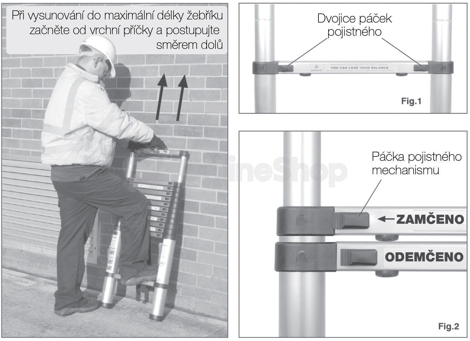 Žebřík G21 GA-TZ9+11