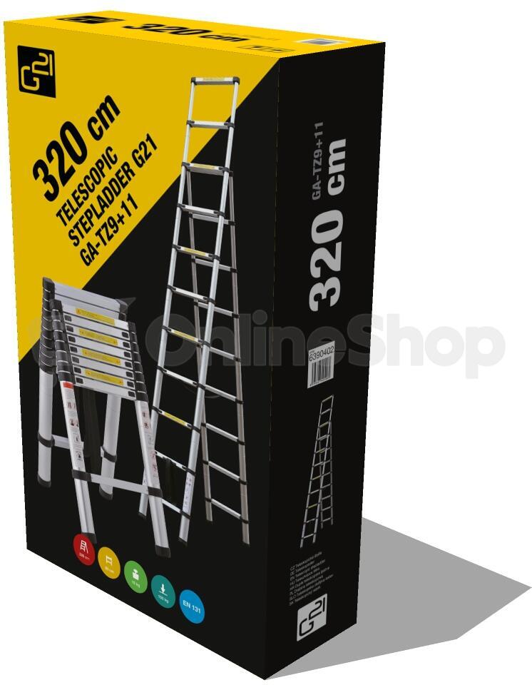Žebřík G21 GA-TZ9+11
