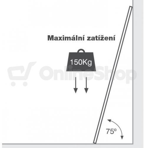 Žebřík G21 GA-TZ13 - 3,8m teleskopický
