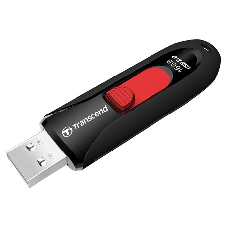 Flash USB Transcend JetFlash 590 16GB USB 2.0 - ern/erven