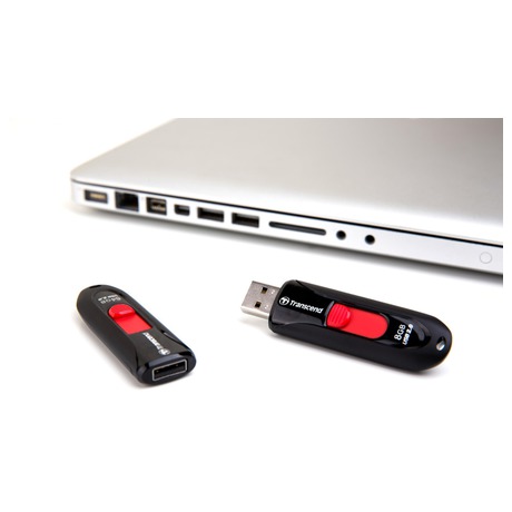 Flash USB Transcend JetFlash 590 16GB USB 2.0 - ern/erven