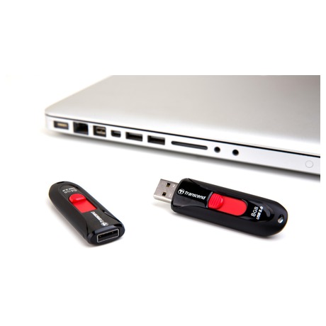 Flash USB Transcend JetFlash 590 32GB USB 2.0 - černý/červený