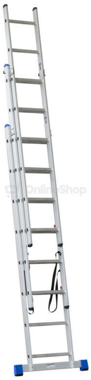 Žebřík G21 3-dílný, 510 cm