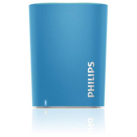 Přenosný reproduktor Philips BT100A, modrý - Philips BT100A, modrý (foto 1)