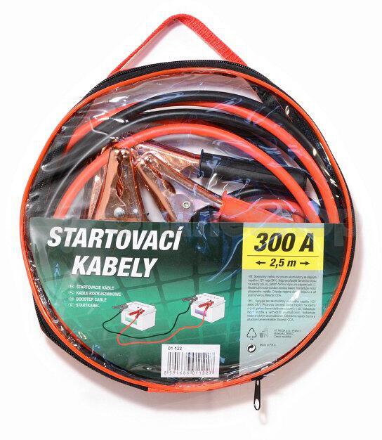 Kabely startovací 300A 2,5m COMPASS 01122