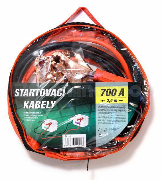 Kabely startovací 700A 2,5m COMPASS 01124