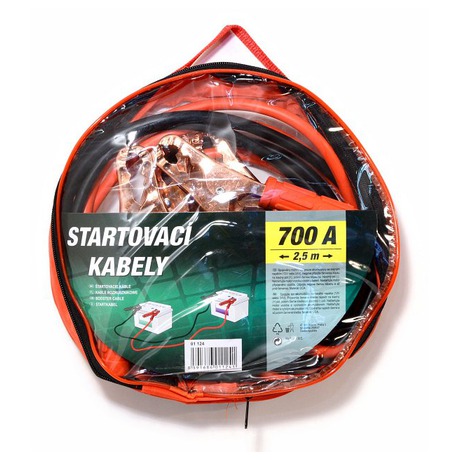 Startovací kabely Compass 700A  2,5 m zipper bag - Compass 01124 (foto 3)