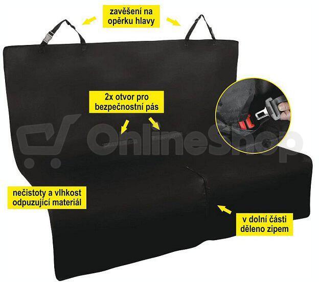 Deka ochranná pro psa COMPASS 04133 do auta