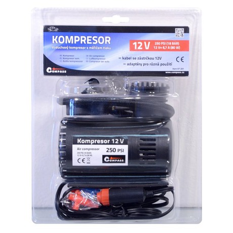Kompresor Compass 12 V KLASIK - Compass 07201 Klasik (foto 7)