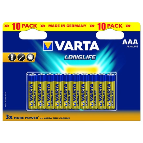 SUPER AKCE - Baterie Varta LR06, LR03 ALKALINE LONGLIFE SET 20ks