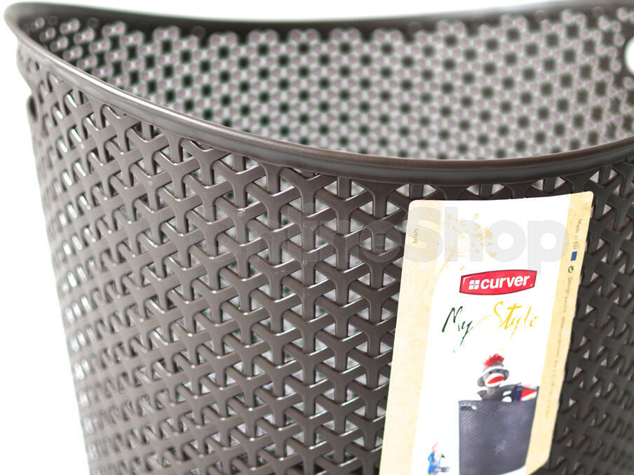 MY STYLE 30L koš na prádlo / hnědý Curver