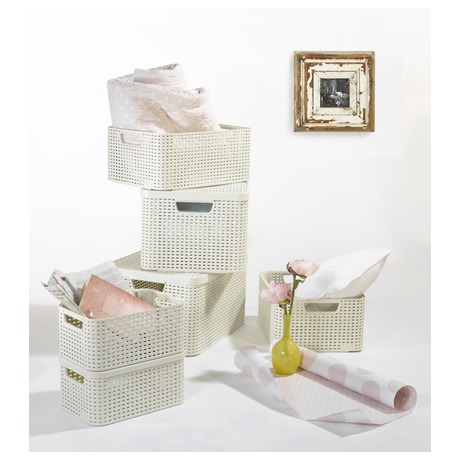 CURVER STYLE box - M- krémový