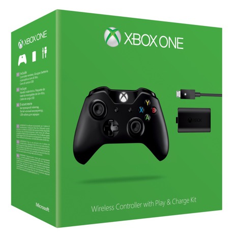 Gamepad Microsoft Xbox One Wireless Controller + Play &amp; Charge Kit