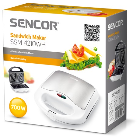 Sendvičovač Sencor SSM 4210WH