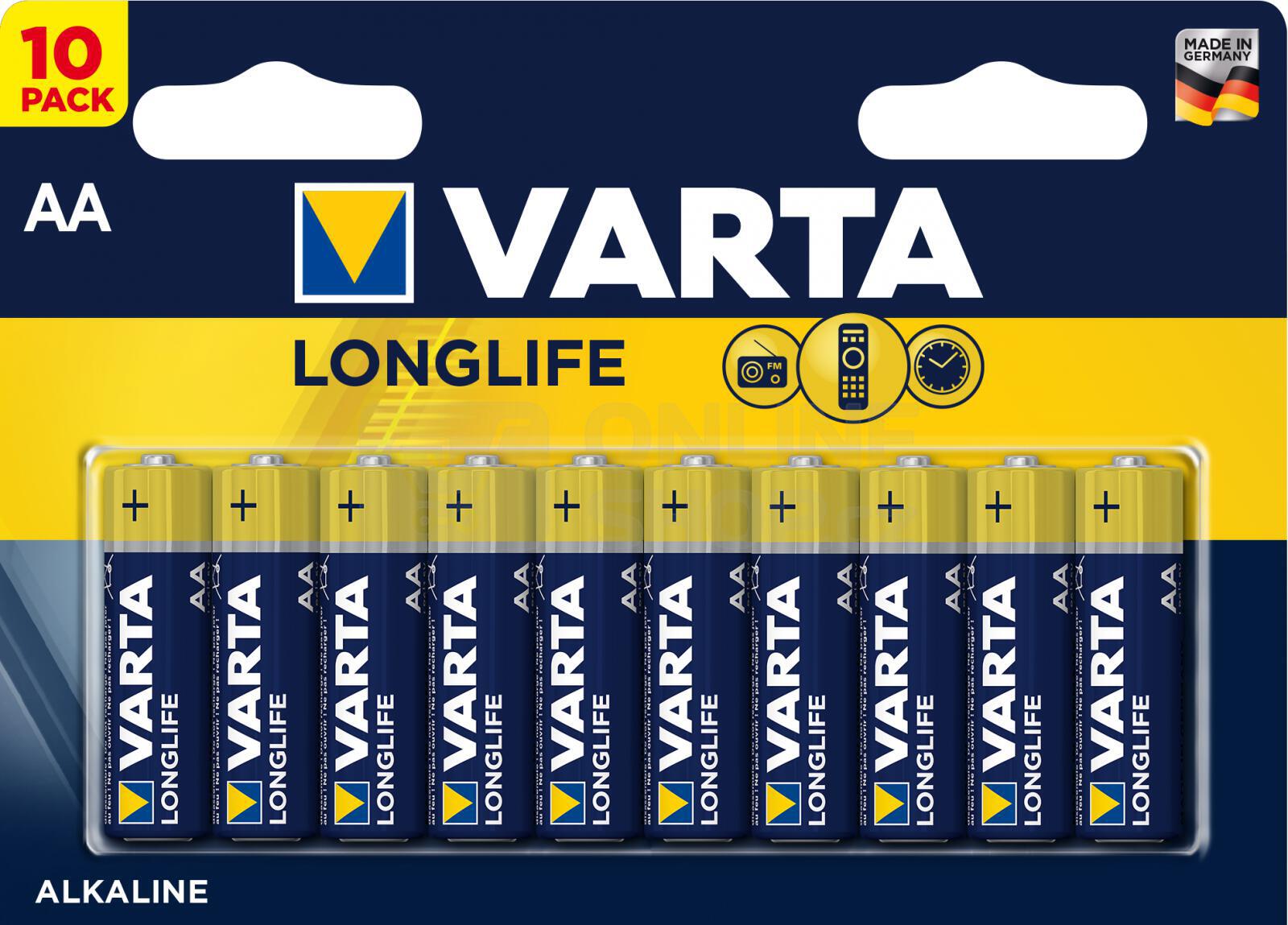 SUPER AKCE - Baterie Varta LR06 ALKALINE LONGLIFE