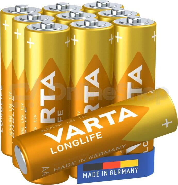 SUPER AKCE - Baterie Varta LR06 ALKALINE LONGLIFE AA, 10ks