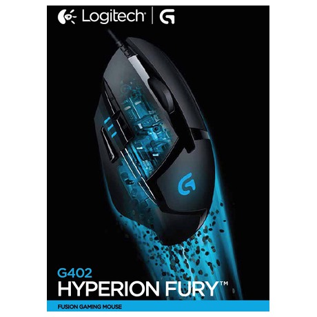 Myš Logitech Gaming G402 Hyperion Fury / laserová / 8 tlačítek / 4000dpi - černá - Logitech Gaming G402 Hyperion Fury, černá (foto 7)