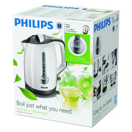 Varná konvice Philips HD 4649/00 bílá - Philips HD&nbsp;4649/00 (foto 1)