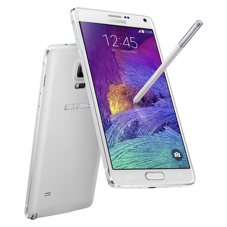 Mobilní telefon Samsung Galaxy Note 4 (N910) - bílý - Samsung Galaxy Note 4&nbsp;- bílý (foto 1)