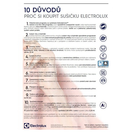 Sušička prádla Electrolux EDH3498RDE - Electrolux EDH3498RDE (foto 3)