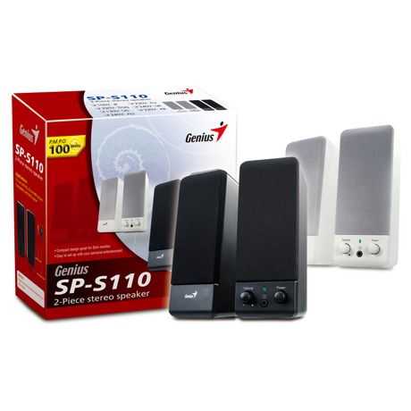 Reproduktory Genius SP-S110 2.0 - černá - Genius SP-S110 2.0 -&nbsp;černá (foto 3)