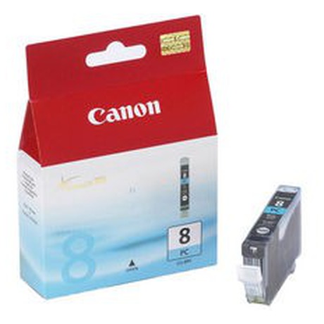 Inkoustová náplň Canon CLI-8PC, 850 stran originální - modrá