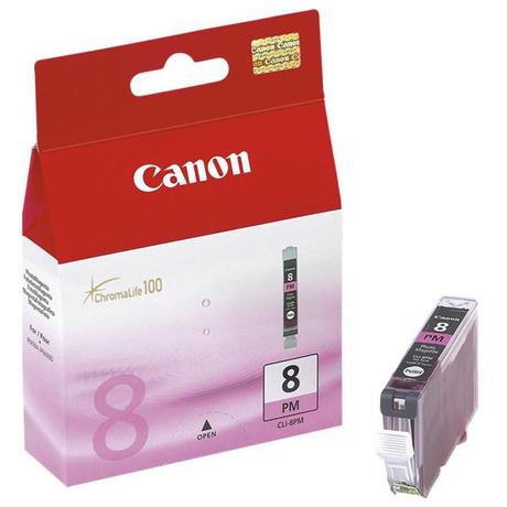 Inkoustová náplň Canon CLI-8PM, 450 stran originální - červená