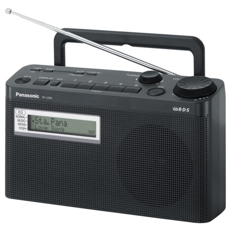 Radiopřijímač Panasonic RF-U300EG-K - Panasonic RF-U300EG-K (foto 2)