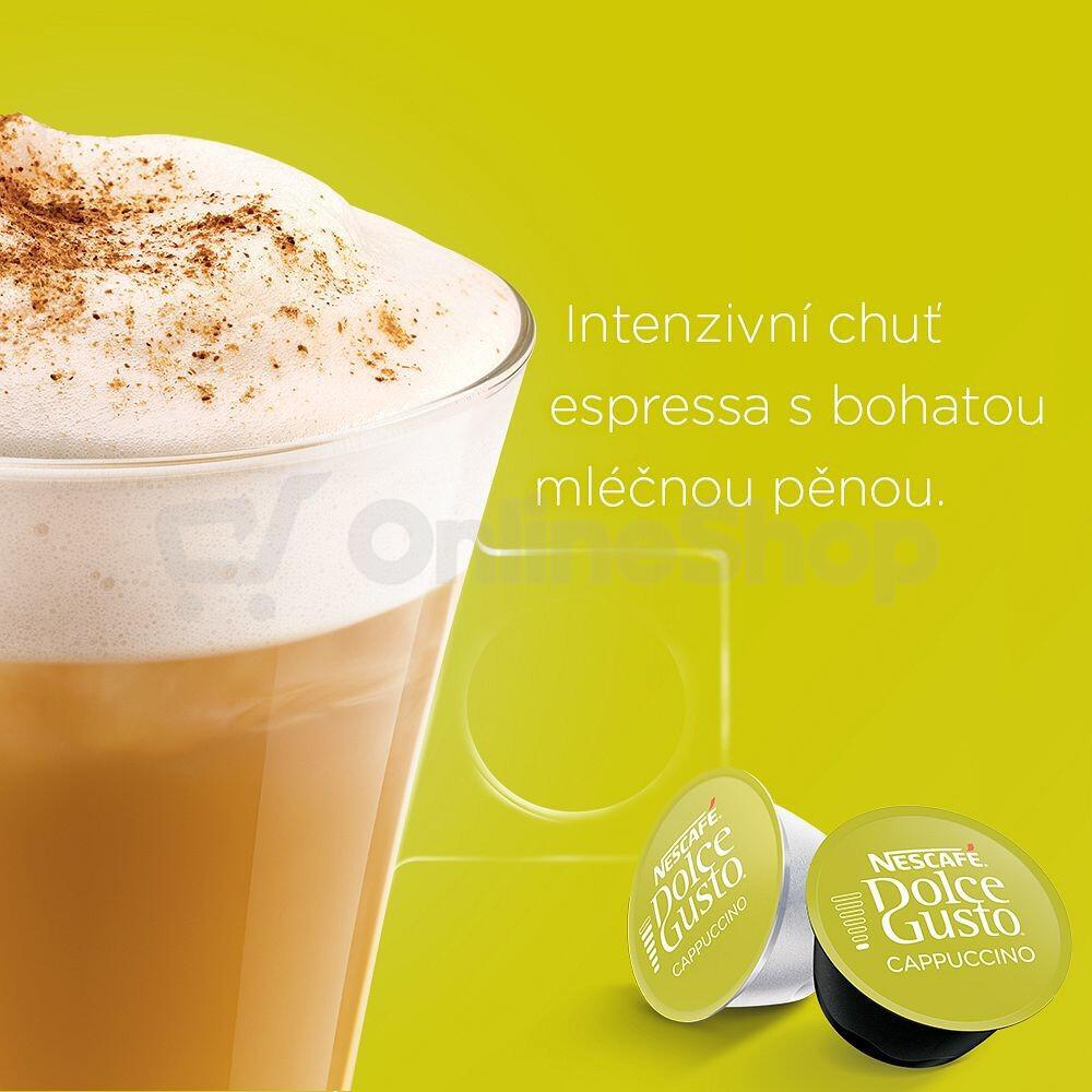 SET Nescafé Dolce Gusto Cappuccino, 16ks + Espresso, 16ks + Latte Macchiato, 16 ks