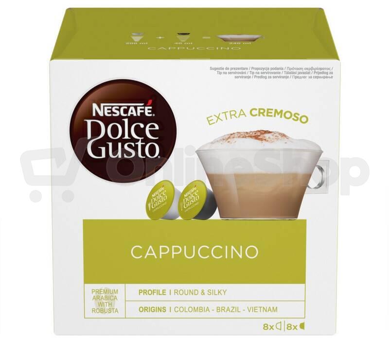 SET Nescafé Dolce Gusto Cappuccino, 16ks + Espresso, 16ks + Latte Macchiato, 16 ks