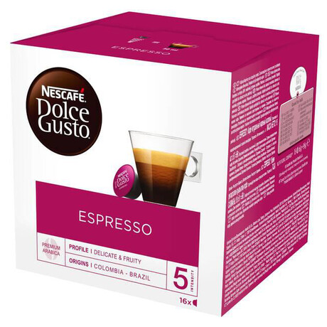 SET: NESCAF Espresso 16 ks k Dolce Gusto + NESCAF Cappuccino 16 ks k Dolce Gusto