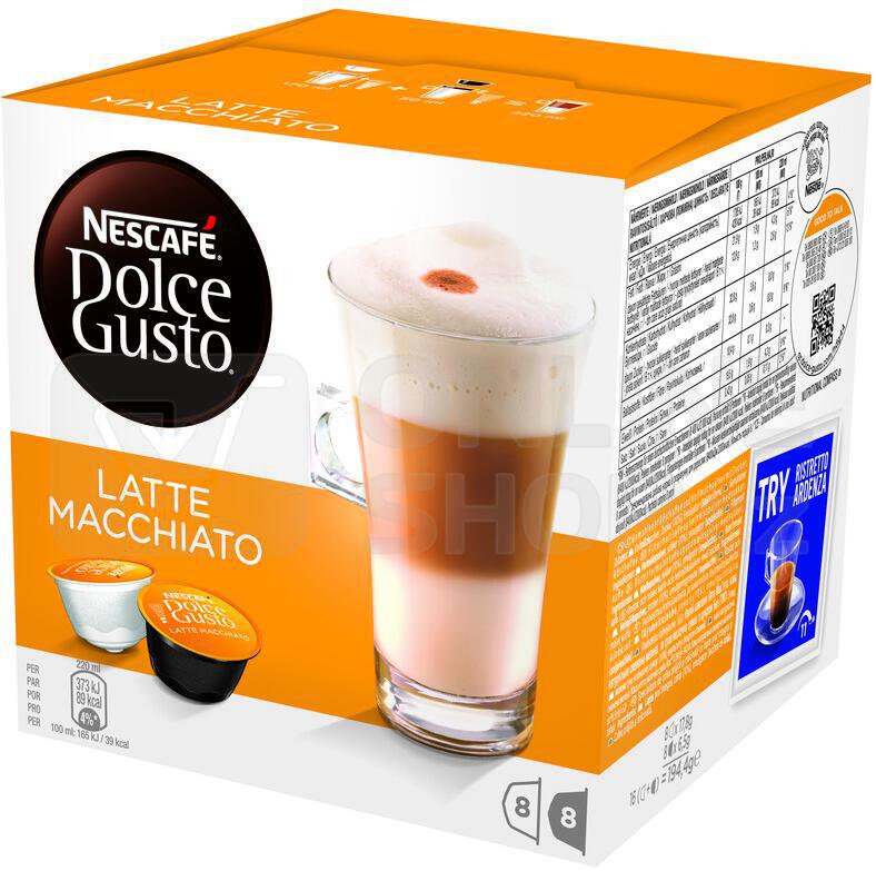 NESCAFÉ® Dolce Gusto® Latte Macchiato kávové kapsle 16 ks
