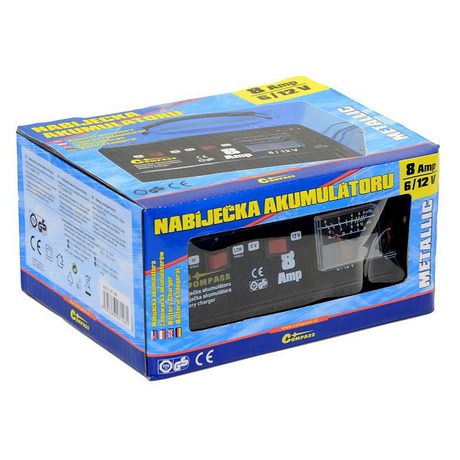 Nabíječka autobaterií Compass 8 Amp 6/12 V - Compass 07148 6/12V 8A (foto 5)