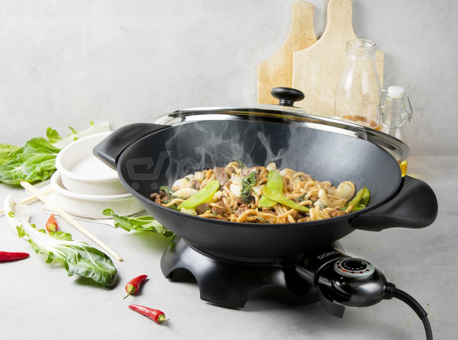 Elektrická wok pánev DOMO DO8708W