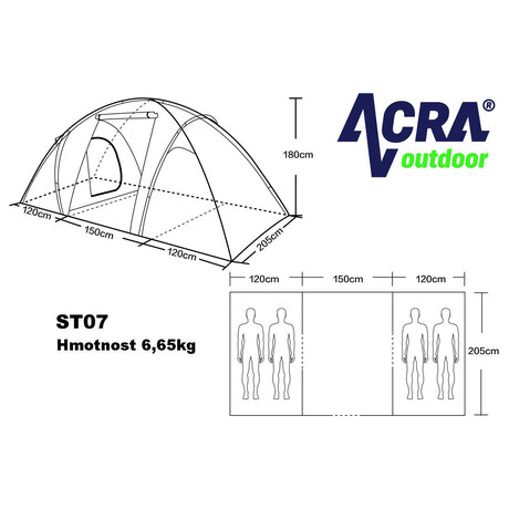 Acra ST07, pro 4&nbsp;osoby (foto 14)