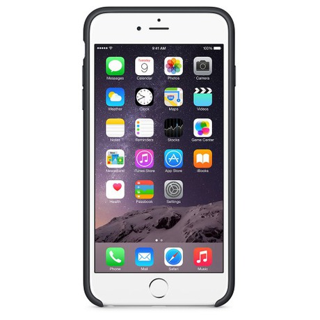 Kryt na mobil Apple Silicone Case pro iPhone 6 Plus - Black - Apple Silicone Case pro iPhone 6&nbsp;Plus /&nbsp;6s Plus -&nbsp;černý (foto 3)