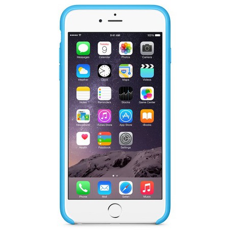 Kryt na mobil Apple Silicone Case pro iPhone 6 Plus - Blue - Apple Silicone Case pro iPhone 6&nbsp;Plus -&nbsp;Blue (foto 3)