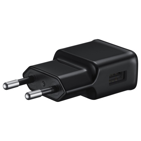 Nabíječka do sítě Samsung EP-TA12, 1x USB, 2A + microUSB kabel - Samsung EP-TA12EBE, 1x&nbsp;USB, 2A&nbsp;+ MicroUSB kabel -&nbsp;černá (foto 1)