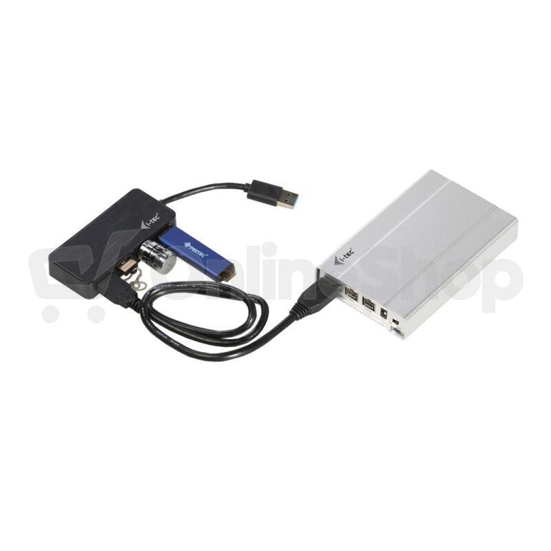 USB Hub i-Tec USB 3.0 4 porty, s funkcí rychlonabíjení