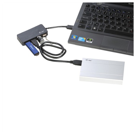 USB Hub i-Tec USB 3.0 4 porty, s funkcí rychlonabíjení - I-TEC USB 3.0 4&nbsp;porty, s&nbsp;funkcí rychlonabíjení (foto 5)