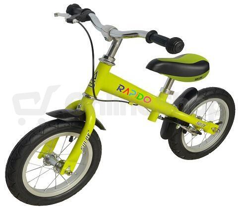 Odrážedlo Sulov RAPIDO 12", zelené