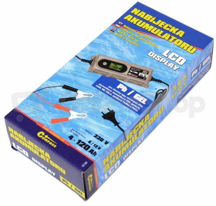 Nabíječka akumulátorů COMPASS 07146 6/12V